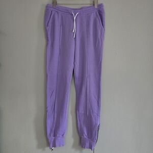 Cotton Citizen Milan Zip Jogger, Lavender, Large